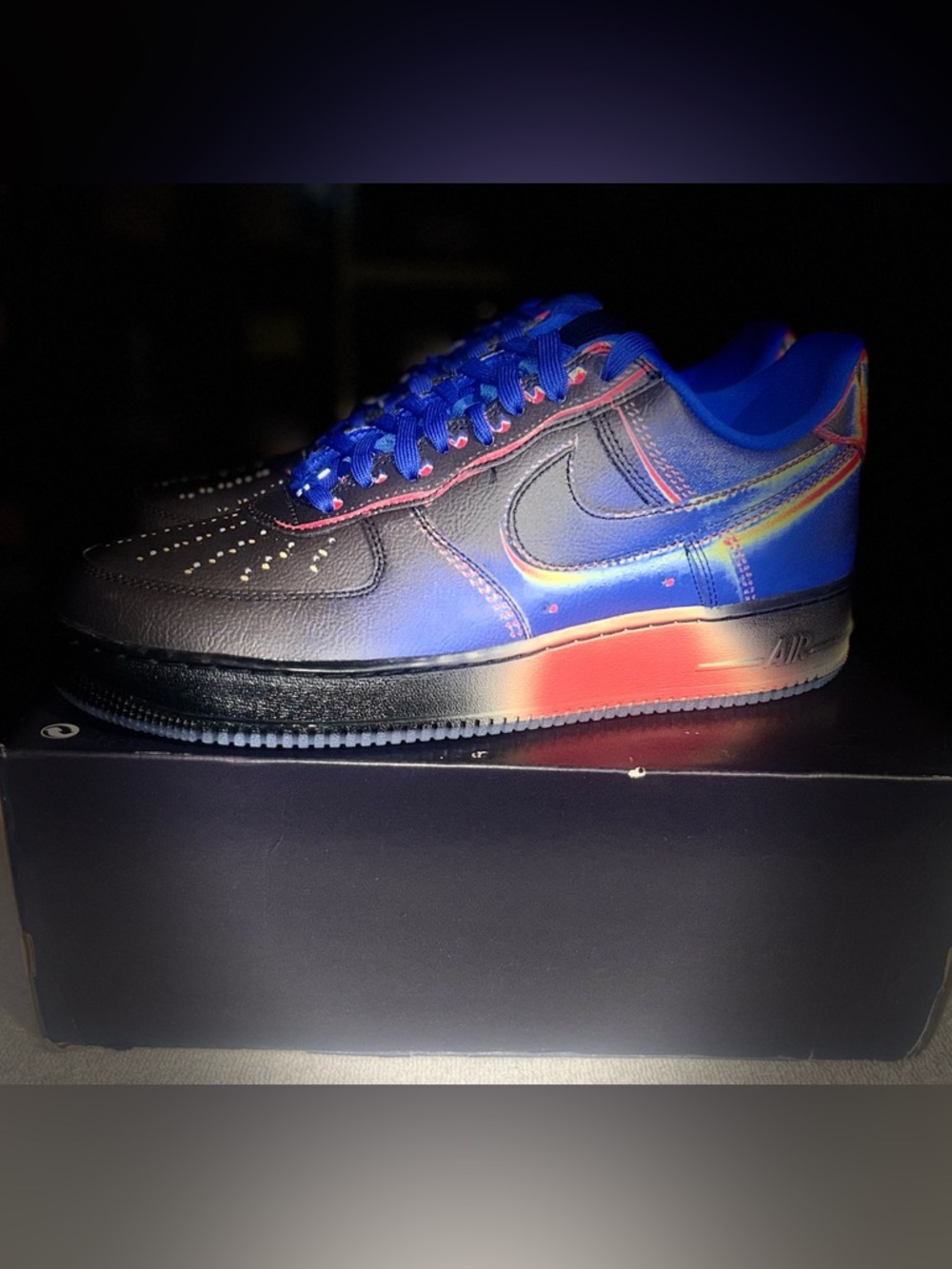 Nike Air Force 1 Low Retro "Heat Map" (style code: IB6834-001) Has Box